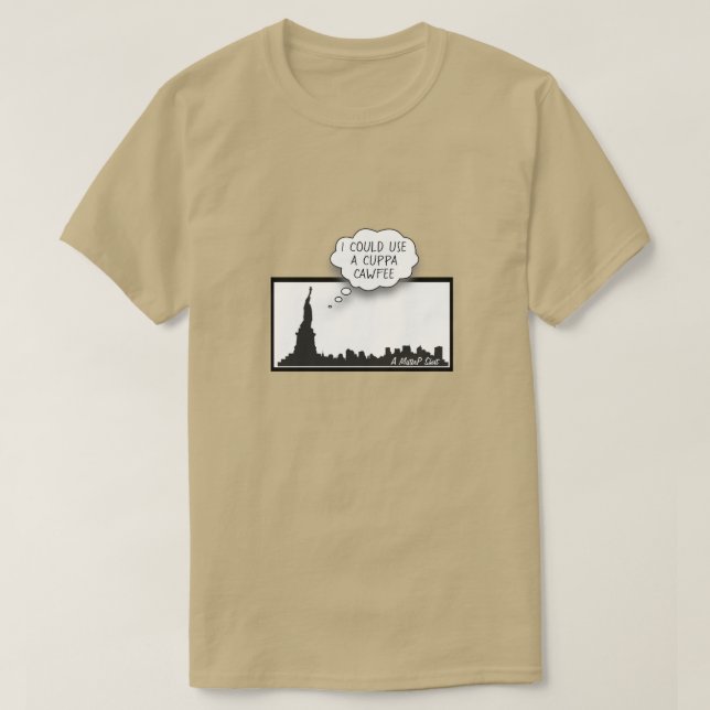 Cuppa Cawfee - A MisterP Shirt (Design Front)