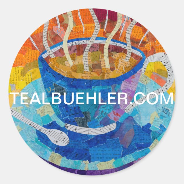 Cuppa Classic Round Sticker (Front)