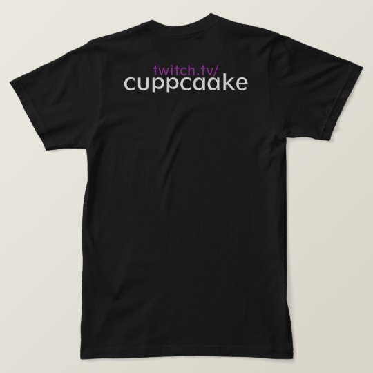 Cuppcaake Logo w/ twitch on back T-Shirt