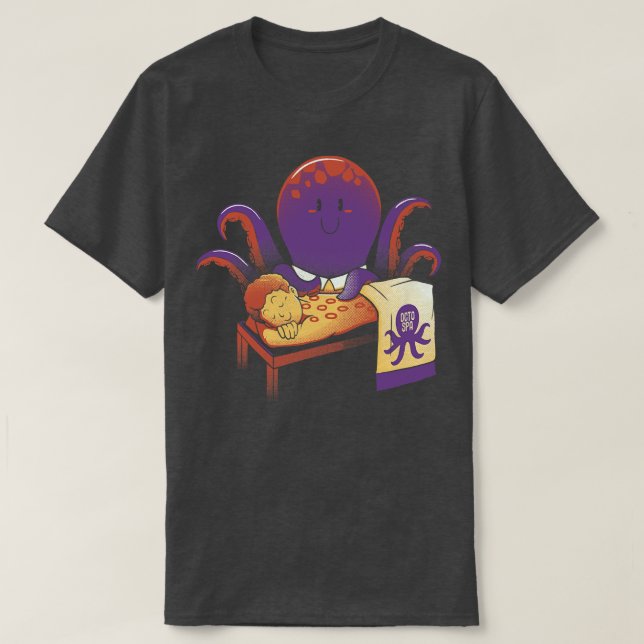 Cupping Therapy Octopus Massage by Tobe Fonseca T-Shirt (Design Front)