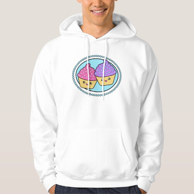Cuppy Cake Friends Kawaii Hoody (Front)