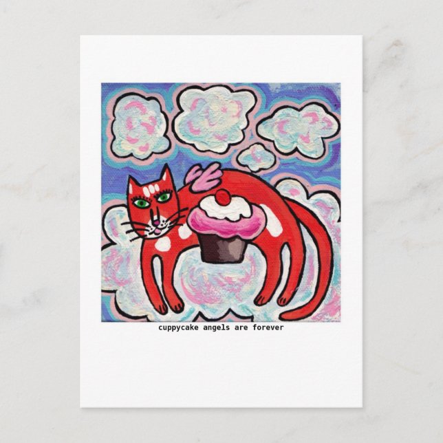 Cuppycake Angel Postcard (Front)