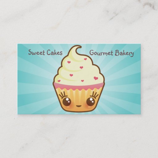 Customizable CuppyCake Business Card