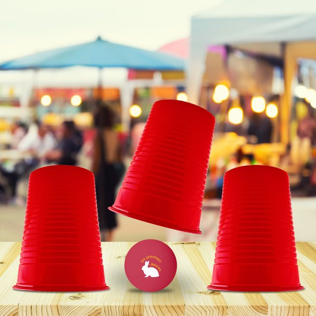 Cups and Ball Trick Custom Rabbit Ping Pong Ball (Creator Uploaded)