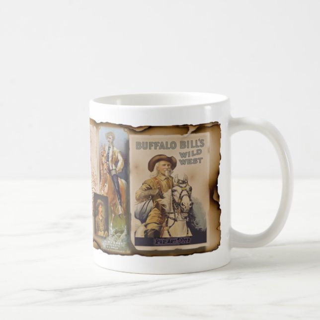 Cups, Travel Mugs, Steins - Buffalo Bill Cody (Right)