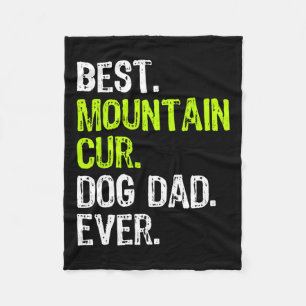 Cur Dog Dad Fathers Day Dog Lovers Fleece Blanket
