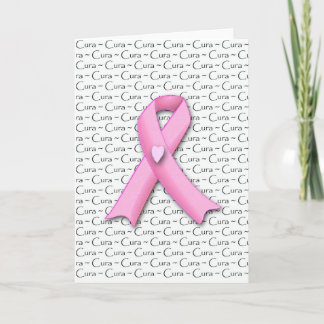 Cura, Breast Cancer Awareness Card in Spanish