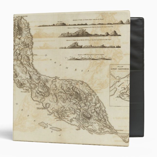 Curacao 3 Ring Binder (Front/Inside)