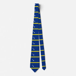 Curacao Country Vacation Flag National Patriotic Neck Tie
