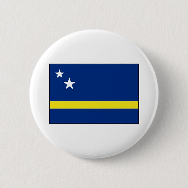 Curacao - Curacaoan Flag Button (Front)