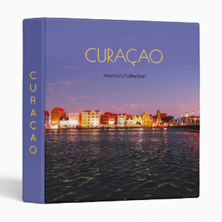Curaçao (customizable text) 3 ring binder