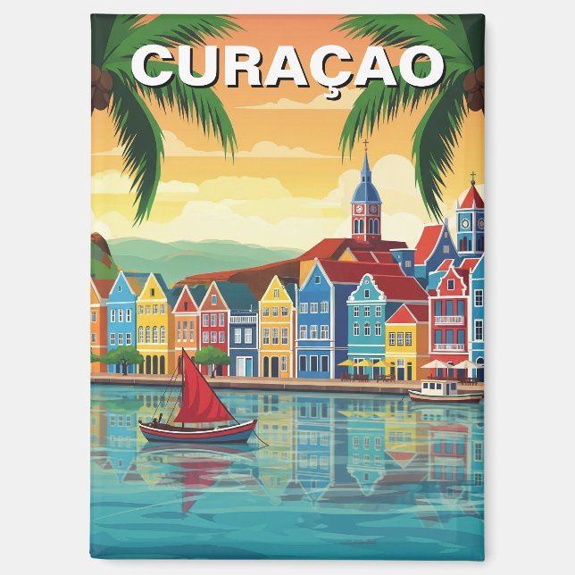Curacao Dutch Caribbean Magnet (Front)