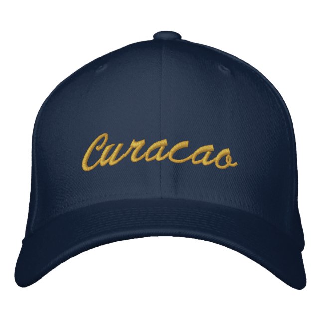Curacao Embroidered Baseball Cap (Front)