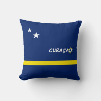 Curaçao Flag (customizable) Throw Pillow