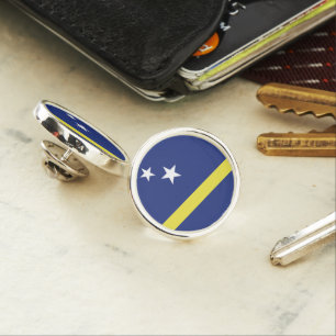 Curaçao flag lapel pin