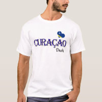 Curacao Flag Lettering with dushi text