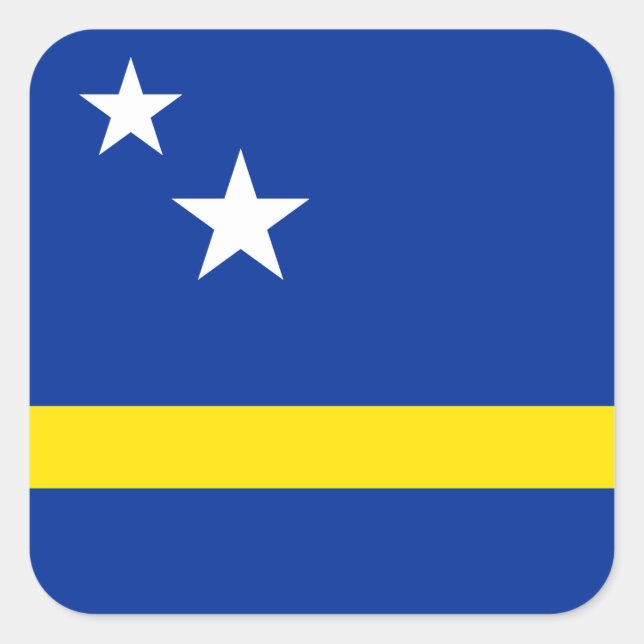 Curacao Flag  Square Sticker (Front)