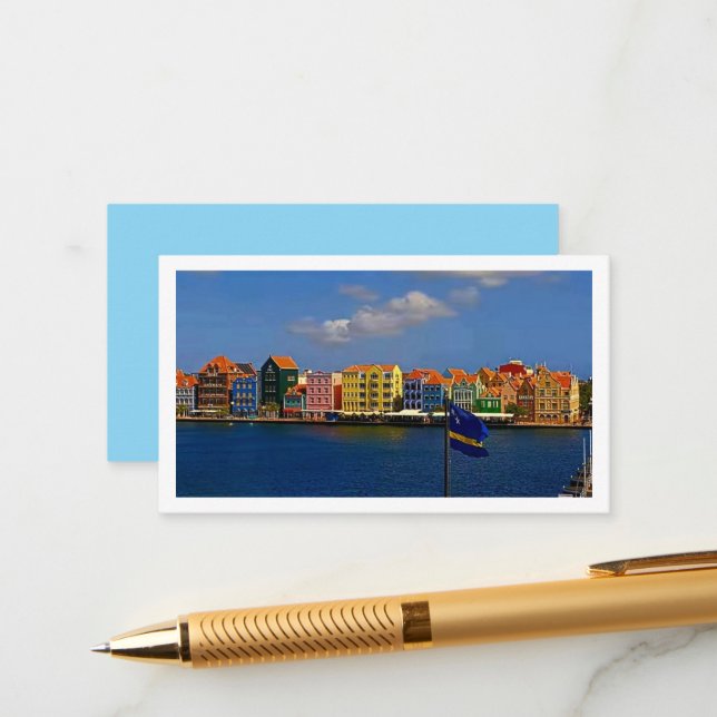 Curacao Impression Enclosure Card (Front/Back In Situ)