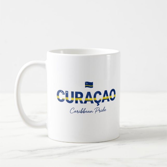 Curaçao Island Name | Everyday Pride Coffee Mug (Left)