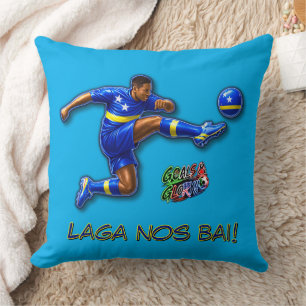 Curacao Let's Go Throw Pillow