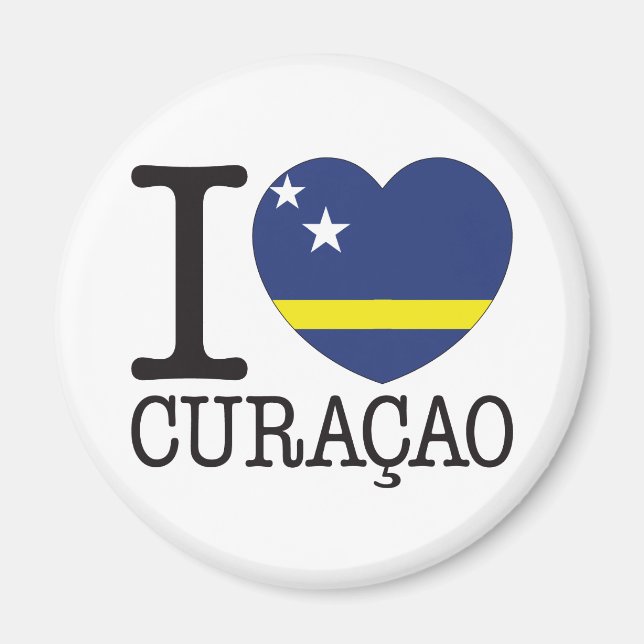 Curacao Love v2 Magnet (Front)