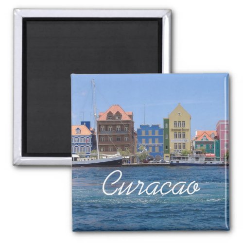 Curacao Travel Photo Seaside Fridge Magnets