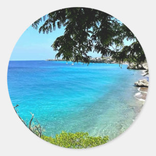Curaçao Vacation Classic Round Sticker