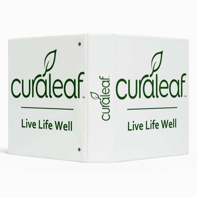Curaleaf 3 Ring Binder (Background)