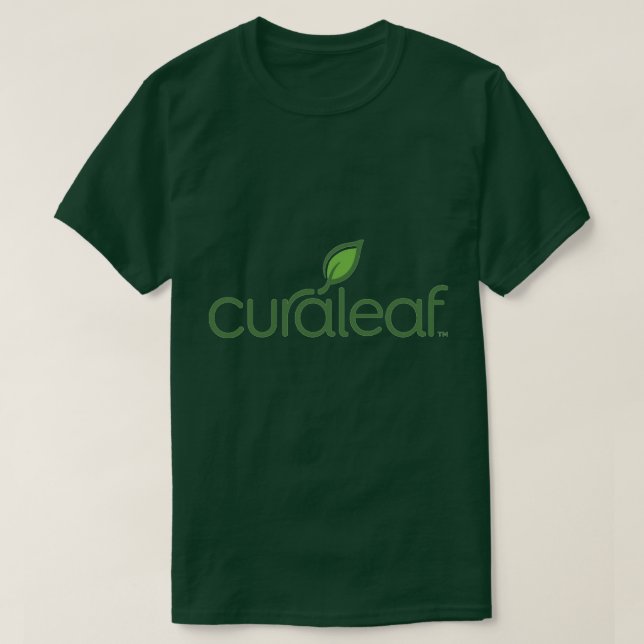 Curaleaf Dark Green T-Shirt (Design Front)