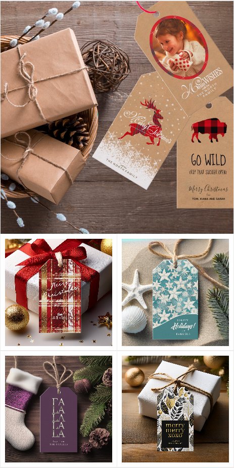 Curated Christmas Gift Tags 