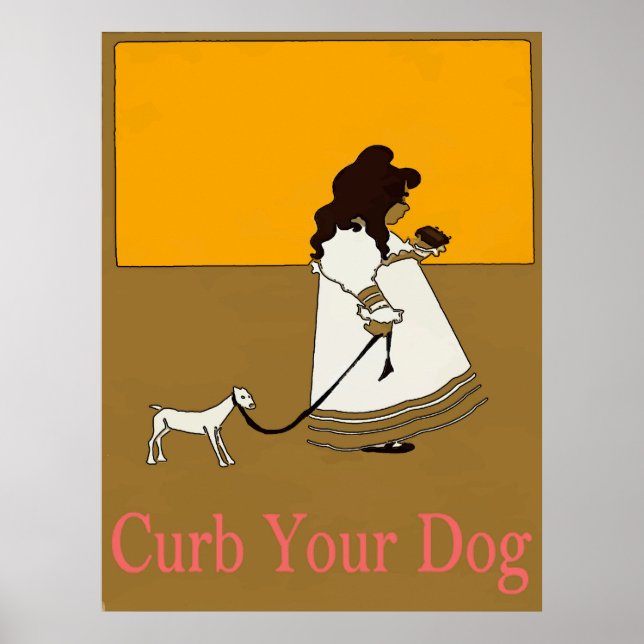 Curb Your Dog Poster (Front)