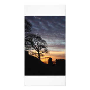 Curbar Sunset A3 Card