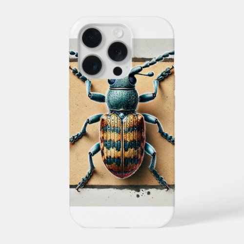 Curculio Weevil 200624IREF105 _ Watercolor iPhone 15 Pro Case