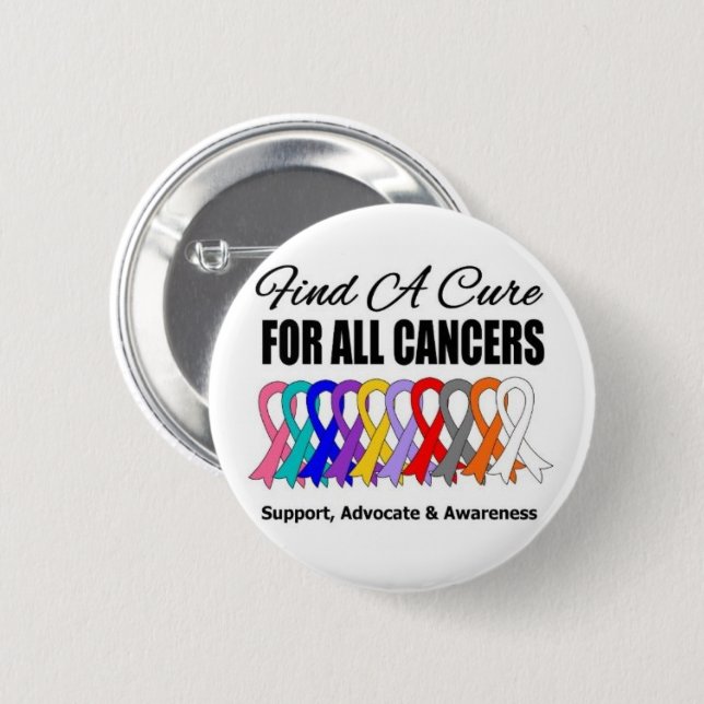 Cure All Cancers Button (Front & Back)