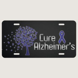 Cure Alzheimer's License Plate