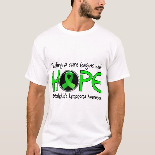 Cure Begins With Hope 5 Non-Hodgkin's Lymphoma T-Shirt