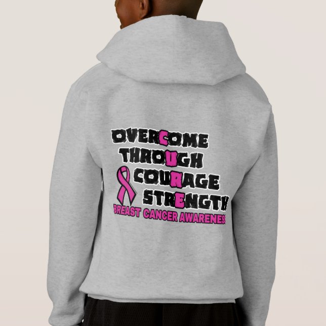 CURE...Breast Cancer Hoodie (Back)