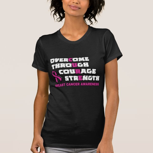 CURE...Breast Cancer T-Shirt (Front)