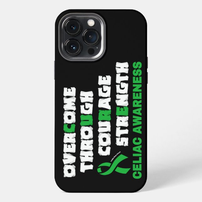 CURE...Celiac Iphone Case (Back)