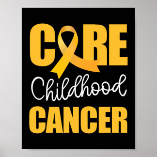 Cure Childhood Cancer Awareness Poster
