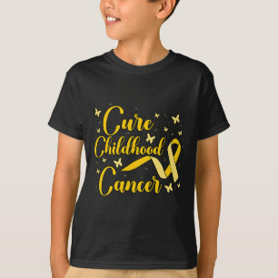 Cure Childhood Cancer  Childhood Cancer Awareness  T-Shirt