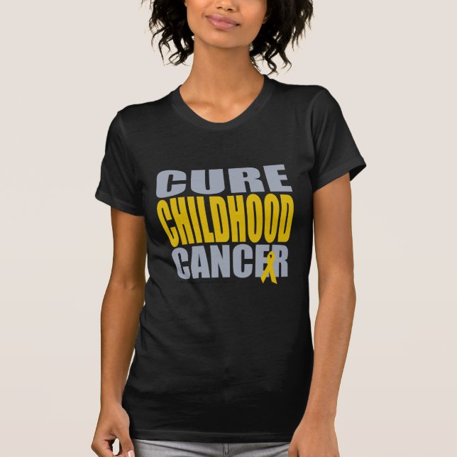 Cure Childhood Cancer T-Shirt (Front)