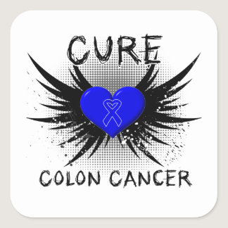 Cure Colon Cancer Square Sticker