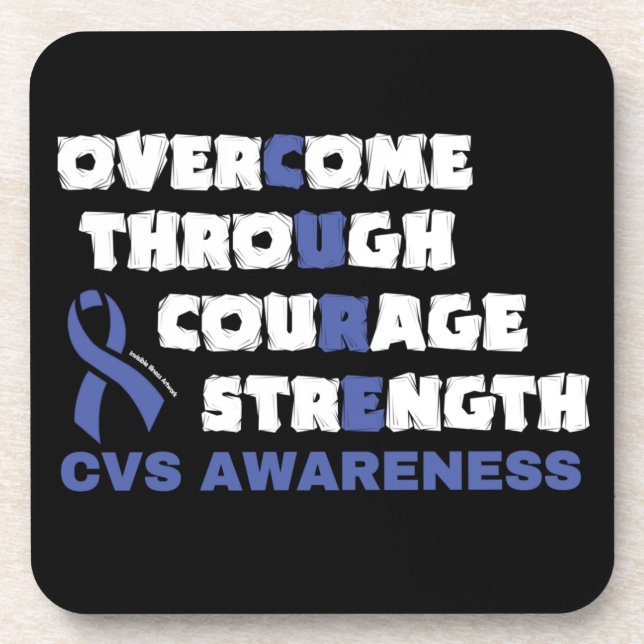 CURE...CVS BEVERAGE COASTER (Front)