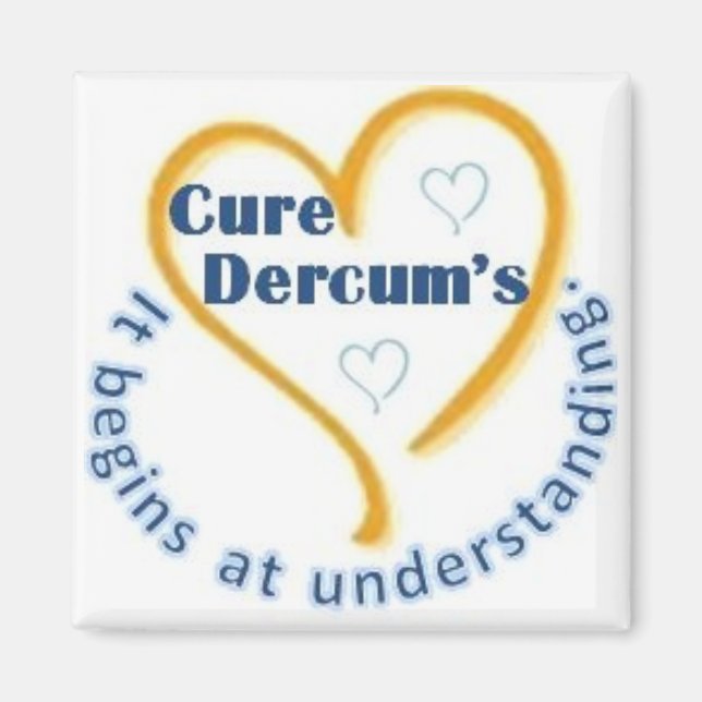 Cure Dercum's 2" Magnet (Front)