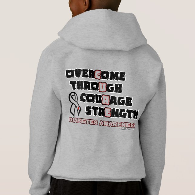 CURE...Diabetes Hoodie (Back)