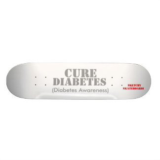 Cure Diabetes. Skateboard Deck