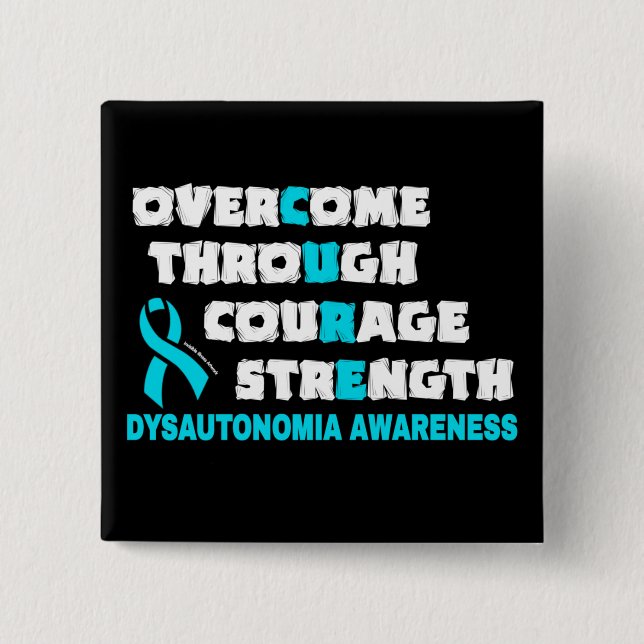 CURE...Dysautonomia Button (Front)