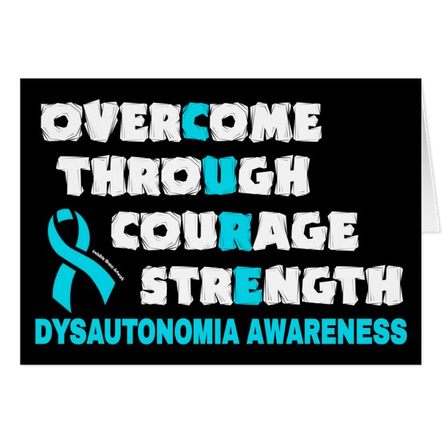 CURE...Dysautonomia Cards (Front Horizontal)