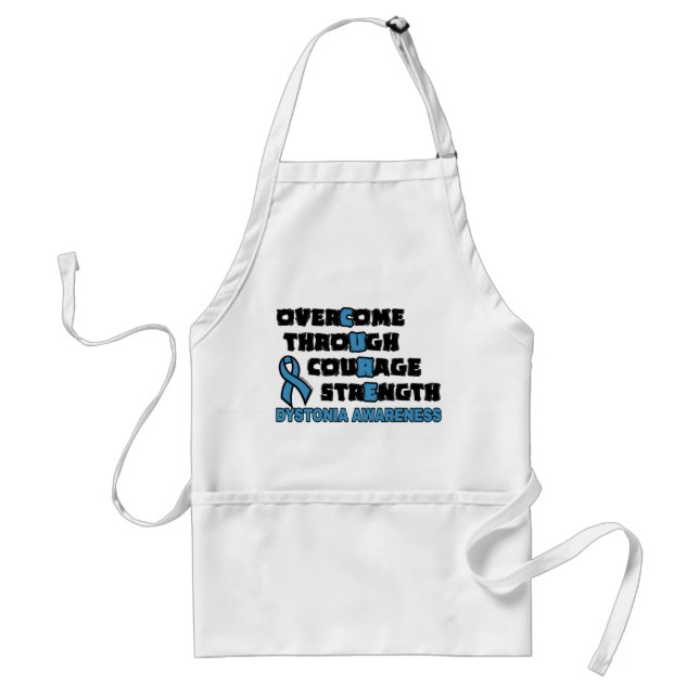 CURE...Dystonia Adult Apron (Front)